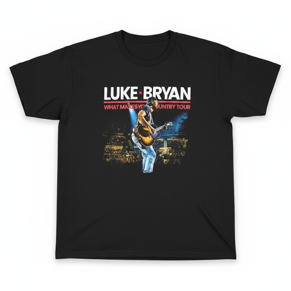 Luke Bryan 2018 What Makes You Country Tour T Shirt Size XXL 100% Cotton